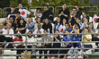 Fans of Japan cheer during the FIFA U-17 World Cup Qatar 2025 Round of 16 match between Ko...