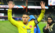 James Rodriguez, wearing number 10, comes off the pitch after the International Friendly s...