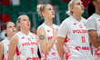 Helena Danielewicz and her teammates stand during the national anthem before the FIBA Wome...
