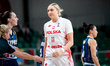 Anna Makurat plays during the FIBA Women's EuroBasket 2027 Qualifiers match between Poland...