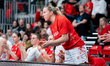 Martyna Pyka sits on the bench during the FIBA Women's EuroBasket 2027 Qualifiers match be...