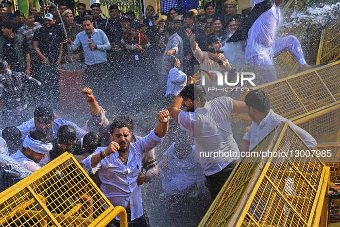Youth Congress Protest In Jaipur 