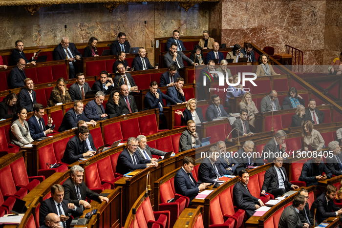 Debate On The Finance Bill For 2026 At The National Assembly, In Paris