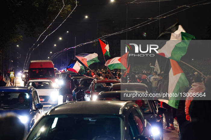 Demonstration In Support Of Palestine, Freedom Flotilla Coalition And Thousand Madleens To Gaza Mission In Milan