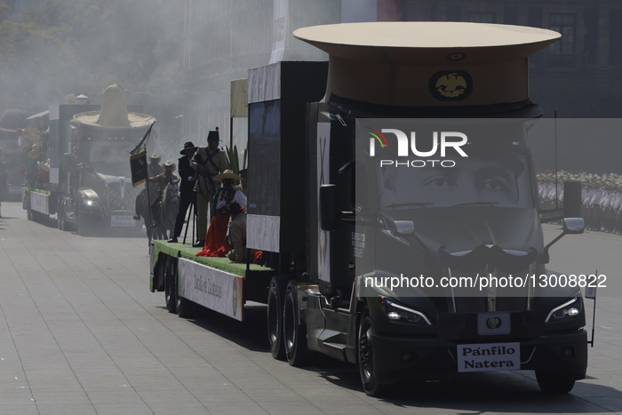 Generation Z Unsuccessfully Attempts To Boycott The Civic-Military Parade Commemorating The 115th Anniversary Of The Mexican Revolution, Led By Claudia Sheinbaum, President Of Mexico