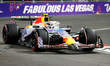 Liam Lawson drives during the first practice session ahead of the Formula 1 Heineken Las V...