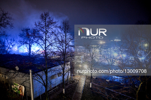 In the aftermath of a Russian airstrike on the Shevchenkivskyi district of Zaporizhzhia, Ukraine, on November 21, 2025, a FAB bomb strikes t... by Dmytro Smolienko/Ukrinform/NurPhoto