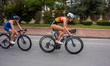 Anabel Knoll of Germany competes in the Elite Women's race at the 2025 Europe Triathlon Cu...
