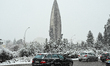 RZESZOW, POLAND - NOVEMBER 21:A view of the Revolution Monument, with its surroundings co...