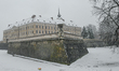 RZESZOW, POLAND - NOVEMBER 21:A winter view of Lubomirski Castle In Rzeszow, Poland, on N...