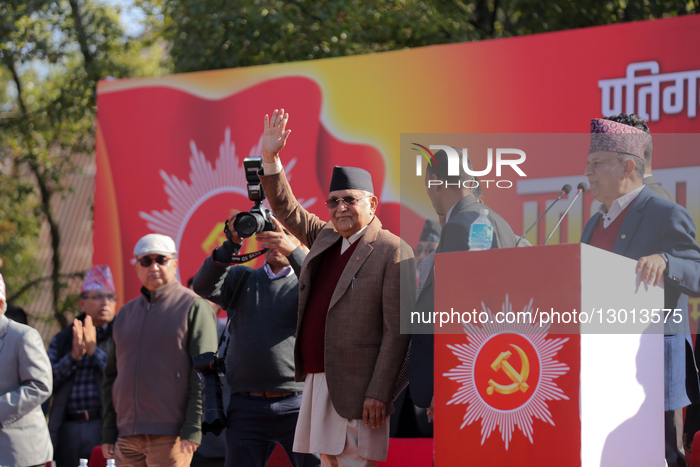 Former Nepal PM KP Sharma Oli Asserts On Restoration Of Dissolved Parliament As UML Organizes Show Of Power Ahead Of March Election