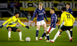 NAC Breda forward Charles Brym and PSV Eindhoven midfielder Jerdy Schouten play during the...