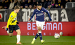 NAC Breda midfielder Max Balard and PSV Eindhoven midfielder Ismael Saibari play during th...