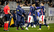 PSV Eindhoven forward Ricardo Pepi and PSV Eindhoven midfielder Guus Til participate in th...