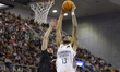 Izan Almansa of Real Madrid plays during the Liga ENDESA ACB match between Coviran Granada...