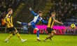 Josh Hawkes of Oldham Athletic scores his side's third goal during the Sky Bet League 2 ma...