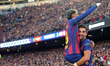 Ferran Torres and Lamine Yamal celebrate during the match between FC Barcelona and Athleti...