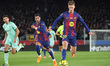 Dani Olmo plays during the match between FC Barcelona and Athletic Club, corresponding to...