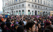 Non Una di Meno (Not One Less) demonstration takes place in Rome, Italy, on November 22, 2...