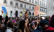 Non Una di Meno (Not One Less) demonstration takes place in Rome, Italy, on November 22, 2...