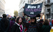 Non Una di Meno (Not One Less) demonstration takes place in Rome, Italy, on November 22, 2...