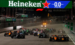 The starting grid of the Formula 1 Heineken Las Vegas Grand Prix is in Las Vegas, Nevada,...
