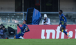 Giovane of Hellas Verona FC celebrates after scoring a goal during the Serie A football ma...