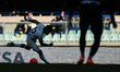 Patrick Cutrone of Parma Calcio 1913 is in action during the Serie A football match betwee...