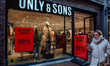 The weekend before Black Friday, stores are already decorated with Black Friday sales in N...