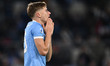 Toma Basic of S.S. Lazio is in action during the 12th day of the Serie A Championship betw...
