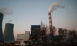 A chemical company's chimney emits treated and compliant exhaust gas in Binzhou City, Shan...