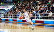 Piccin Lorenzo plays for Real Sebastiani Rieti during the match between Real Sebastiani Ri...