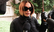 Elodie (singer) arrives at the funeral of the Italian singer Ornella Vanoni in the Church...
