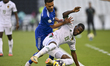 Moaath Aldhafiri of Kuwait and Nouh Mohamed El Abd of Mauritania are in action during the...