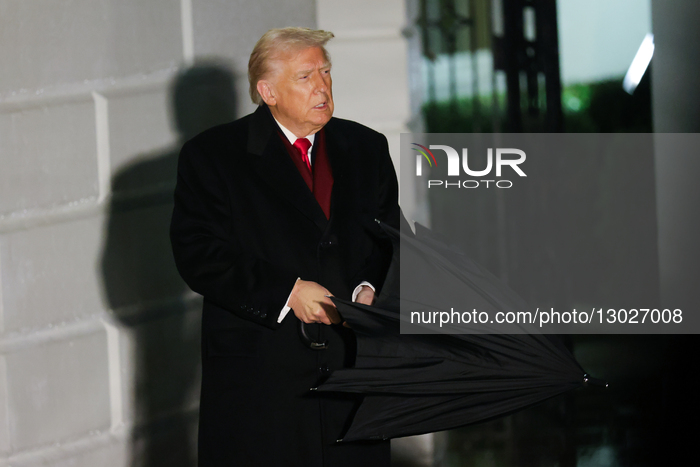 President Trump And First Lady Depart White House