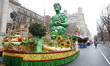 Several of the floats participate in the Macy's Thanksgiving Day Parade in Manhattan, Unit...