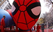 Volunteers participate in the traditional balloon inflation for the 2025 Macy's Parade in...