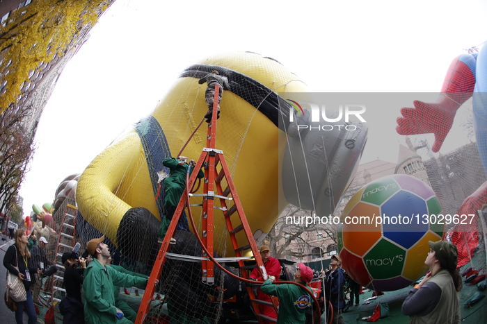 Traditional Balloon Inflation- Macy’s Parade - New York