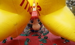 The Mario Bros. balloon is ready for the 2025 Macy's Thanksgiving Day Parade on November 2...
