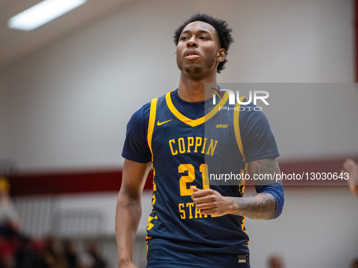 Coppin State Eagles V Rider Broncs Men's NCAA Basketball