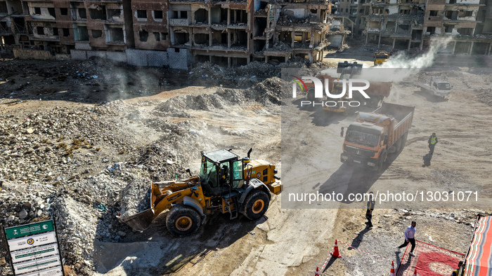 Start Of Debris Removal And Recycling Projects In Syria