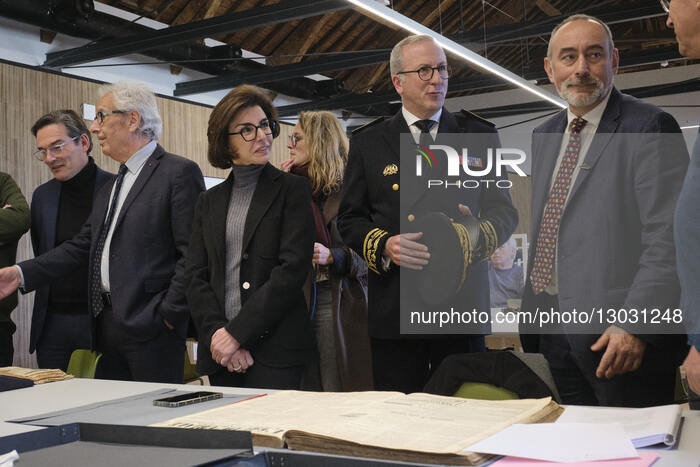 New Hautes-Pyrénées Archives Center Visited By The Culture Minister, Rachida Dati