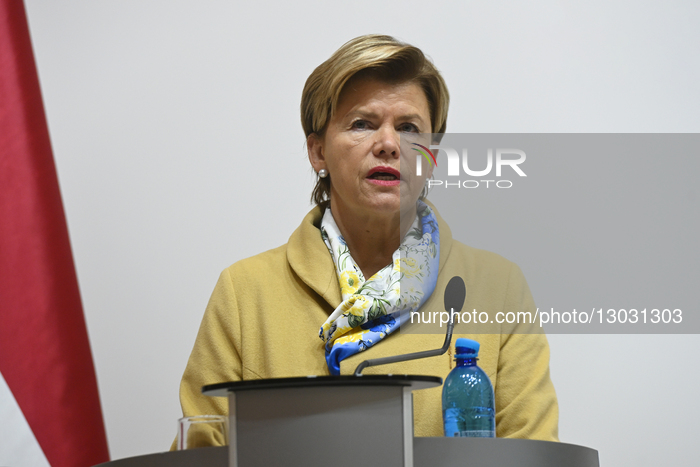 Press conference of foreign ministers of Ukraine and Latvia