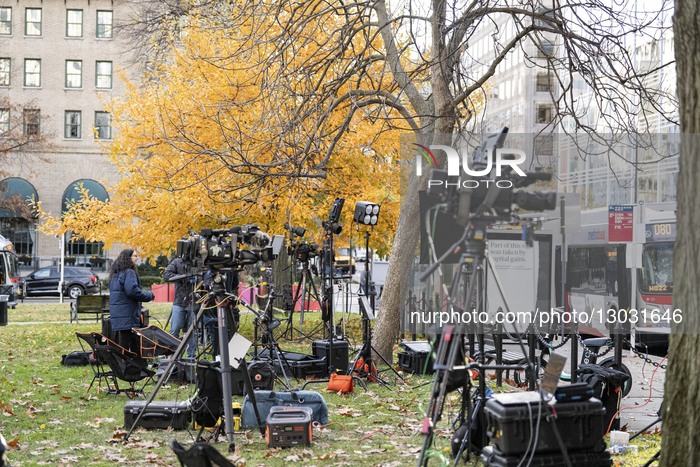 View One Day After The Two National Guardsmen Were Shot In Downtown Washington 