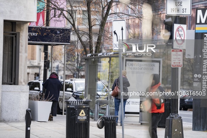 View One Day After The Two National Guardsmen Were Shot In Downtown Washington 