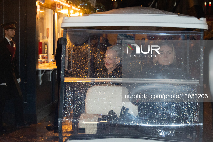 HM Queen Margrethe Attends "The Snow Queen"