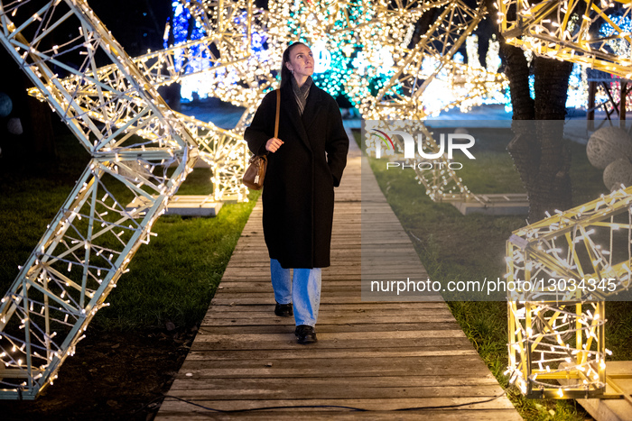 Preparations for Christmas and New Year holidays in Kyiv