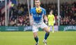 Callum Connolly participates in the Sky Bet League 1 match between Stockport County and Ba...