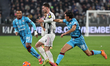 Dusan Vlahovic participates in the Serie A 2025-2026 match between Juventus and Cagliari i...