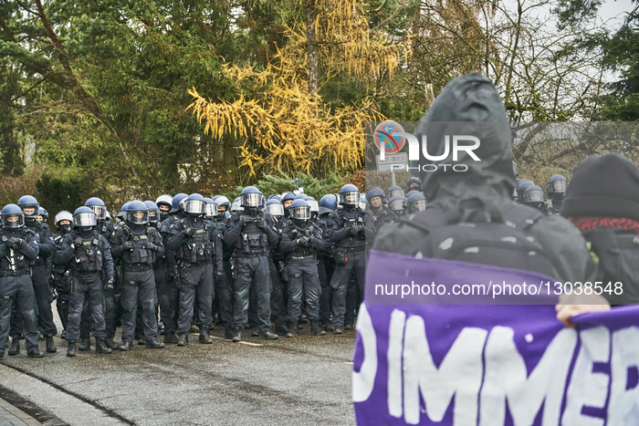 Large Demonstration Against Far-right AfD Youth Relaunch In Gießen On November 29